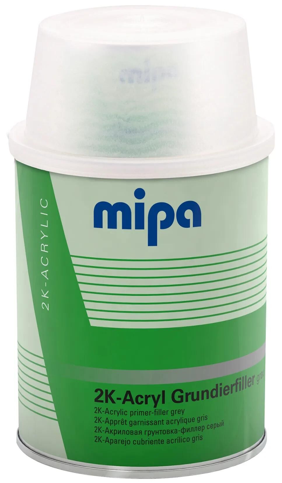 Mipa 2K-Acryl-Grundfüller 2K-Acryl-Grundfüller grau 1 ltr.