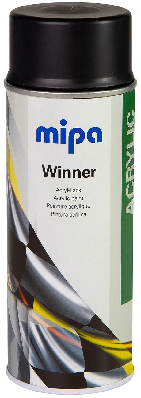 Mipa Autolack Gewinner Acryllack Schwarz S.- 400 ml