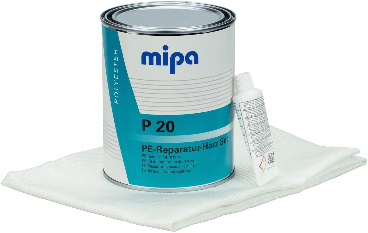 Mipa Polyesterharz P20 Reparaturset 1 kg P20