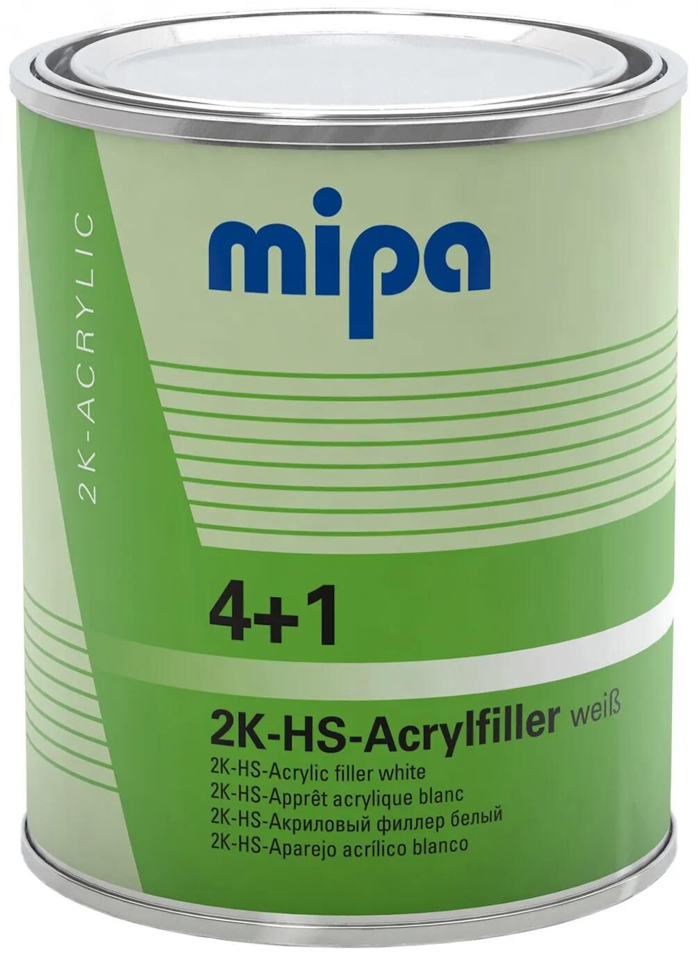 Mipa Acrylfüller 4+1 HS 4+1 Acrylfilter HS 1l weiß