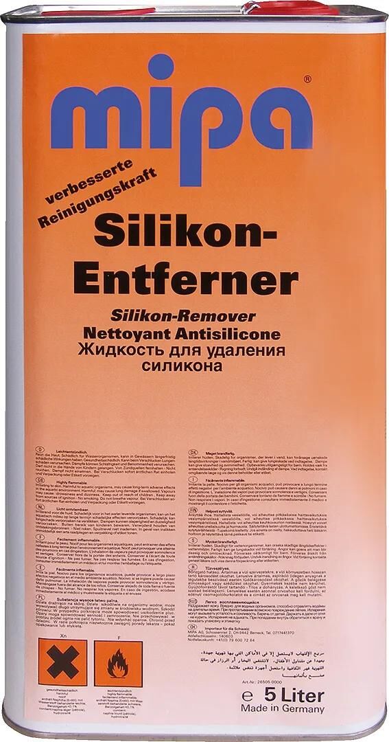 Mipa Silikonentferner, ein leicht entflammbarer Ds.Silikonentferner 5 ltr