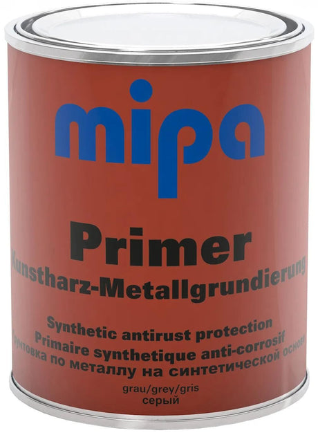 Mipa-Grundierung, chromatfrei, KH-Zinkphosphatgrundierung mit gutem Korrosionsschutz, Grundierung 1Ltr. grau