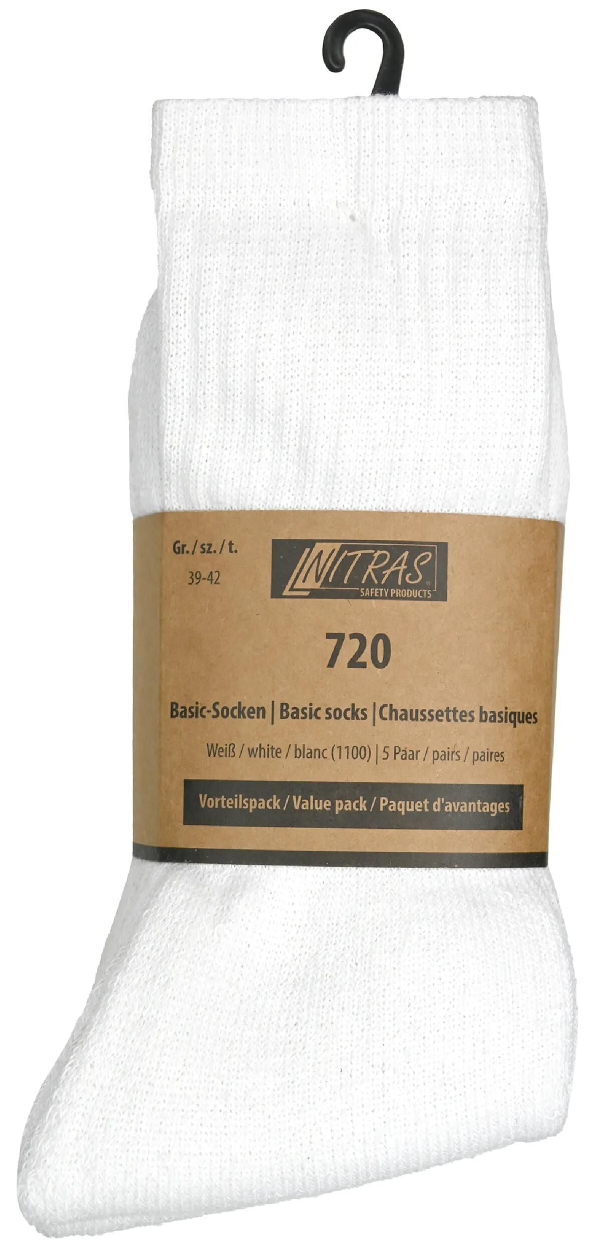Nitras Safety Nitras Socken Basic Basic-Socken We Gr.47-50 Nitras 1er Pack mit 5 Paar