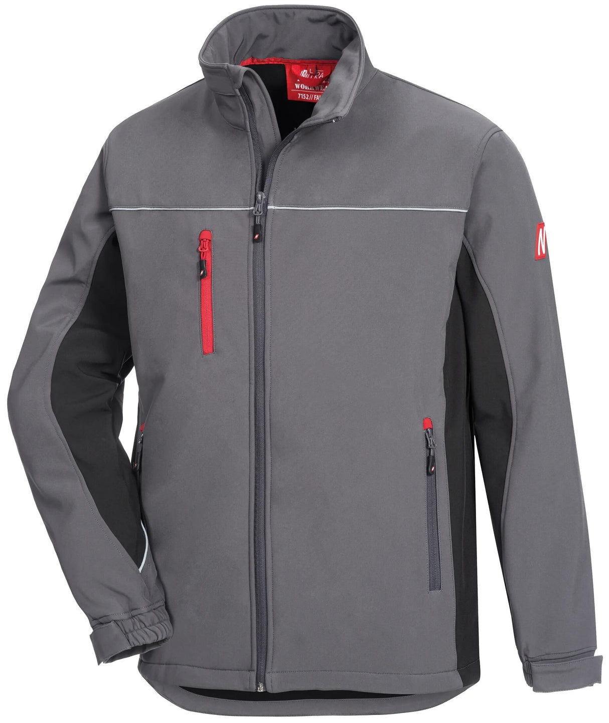 Nitras Safety Nitras Softshelljacke Motion Tex Light Softshelljacke Gr. xxl Motion Tex hellgrau sw