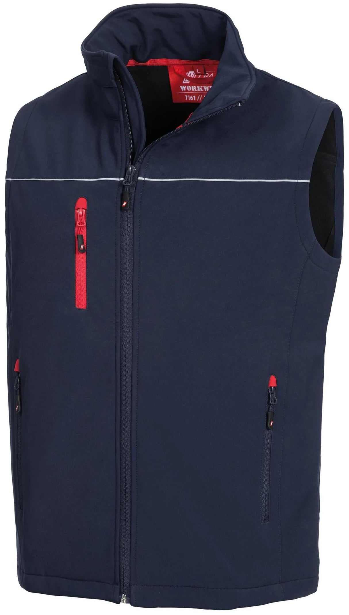 Nitras Safety Nitras Softshellweste Motion Tex Light Softshellweste Größe. l Motion Tex hellblau