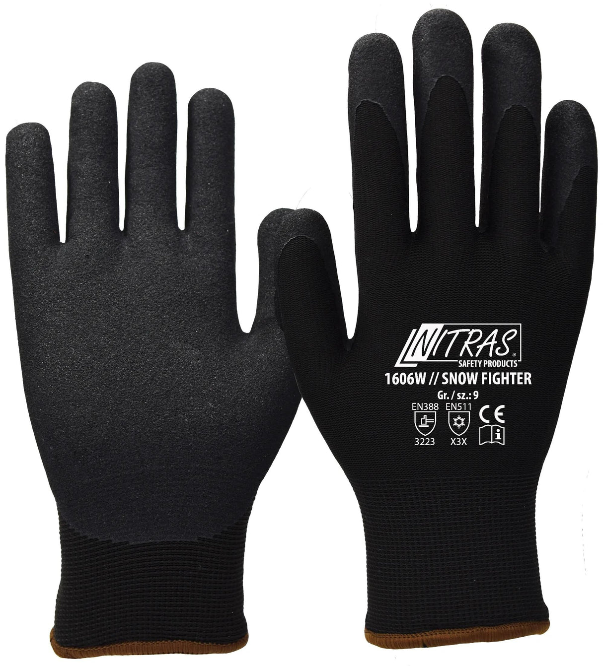 Nitras Safety Nitras Winterhandschuh Snow Fighter Winterhandschuh Größe 8 Schwarz Snow Fighter