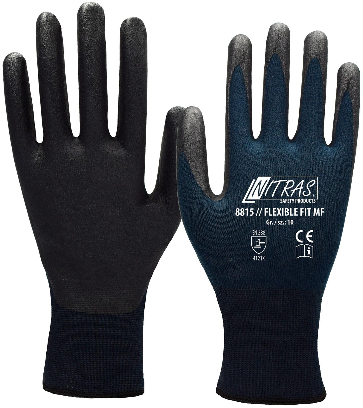 Nitras Safety Nitras Feinstrickhandschuh Flexible Fit MF Handschuhgröße 9 Flexible Fit MF