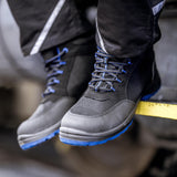 Nitras Sicherheitsstiefel Nitras Solid Step Mid Sicherheitsstiefel Gr. 41 feste Stufe mittelblau