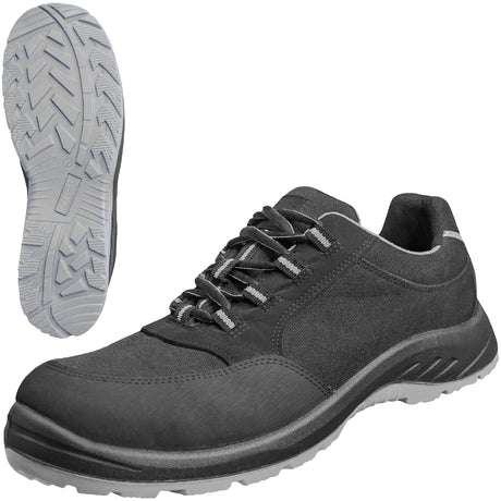 Nitras Safety Halbschuh Solid Step Sicherheitsschuhe Gr. 45 Nitras Solid Step Grau