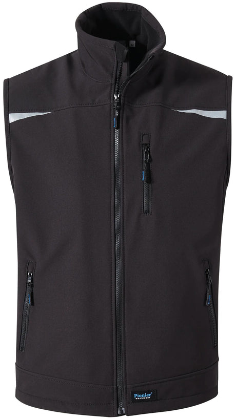 Pionier Workwear Pioneer Softshellweste Uni Softshellweste Größe. Ich bin Pionierschwarz