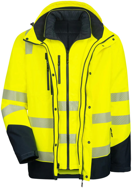 Nitras Sicherheits-Fluoreszenzjacke Motion Tex Viz Plus von Jacken Gr. m Nitras Motion Tex nämlich