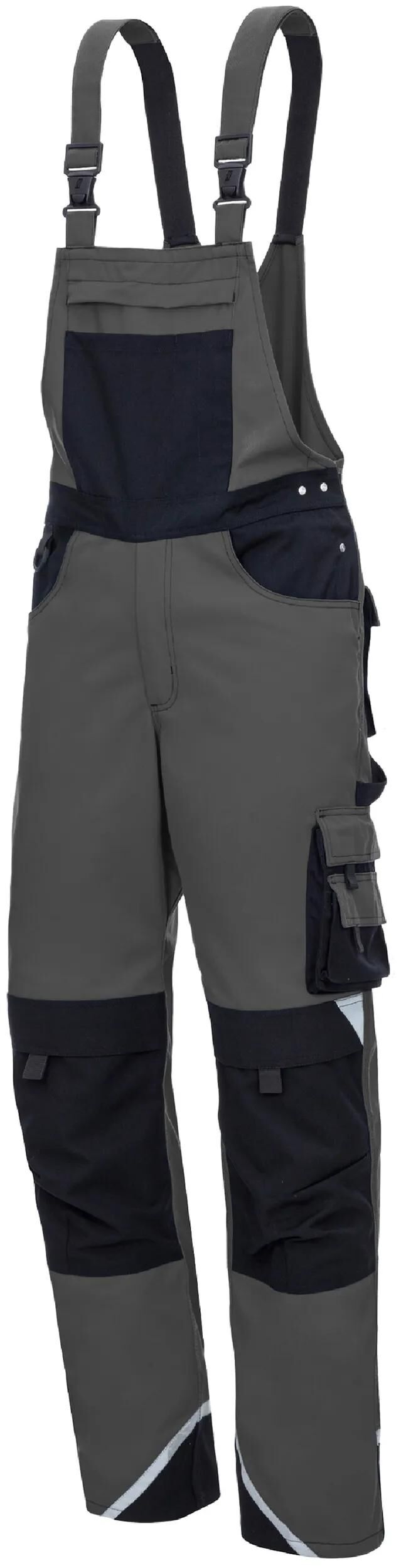 Nitras Safety Nitras Motion Tex Plus Latzhose Latzhose Nitras Mot.Tex Plus 54 Grau Schwarz