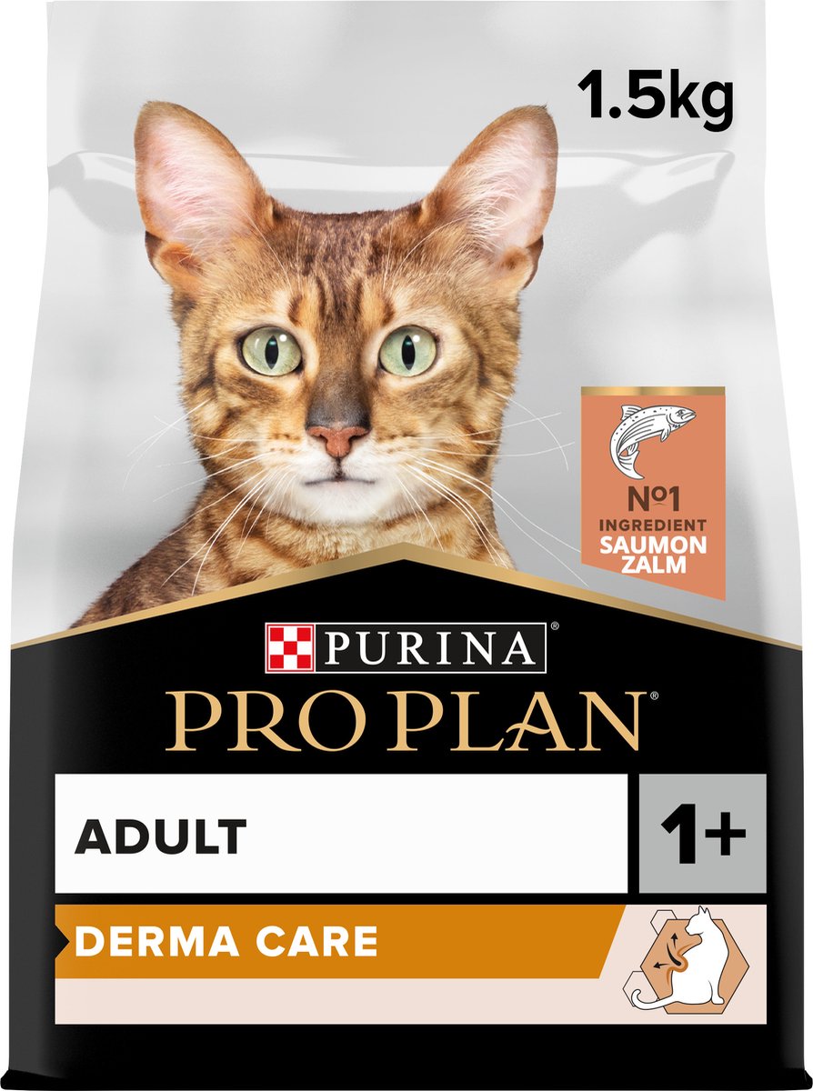 Pro Plan Elegant Adult Derma Care – Trockenfutter für Katzen – Lachs – 1,5 kg