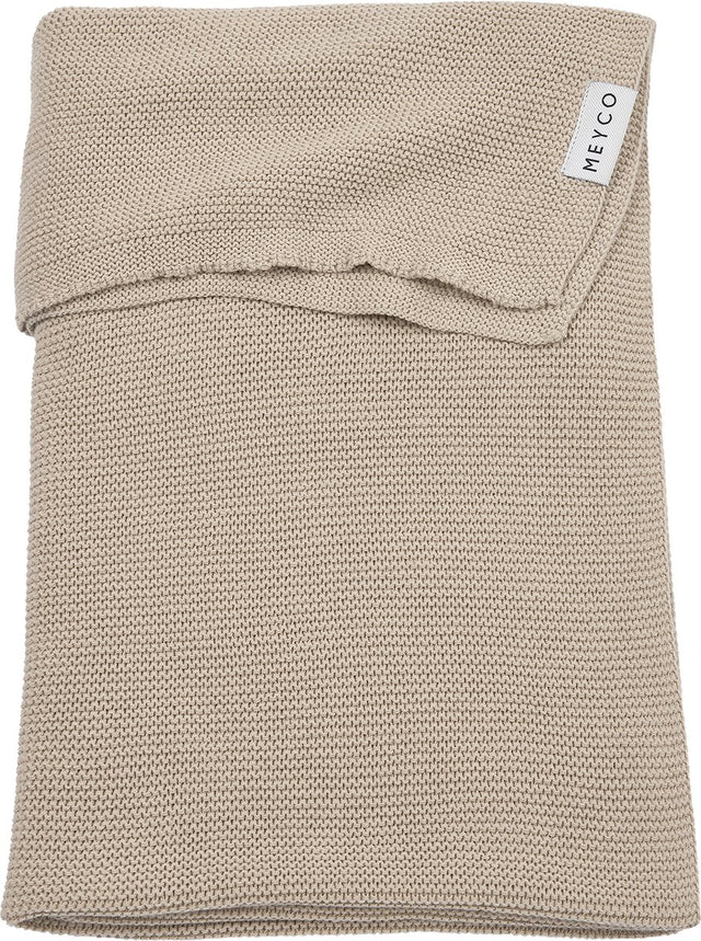 Meyco baby basic wiegdeken - sand - 75x100cm - 1.0 tog