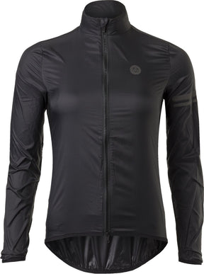Agu wind fietsjack ii essential dames - zwart - s - winddicht - two-way rits