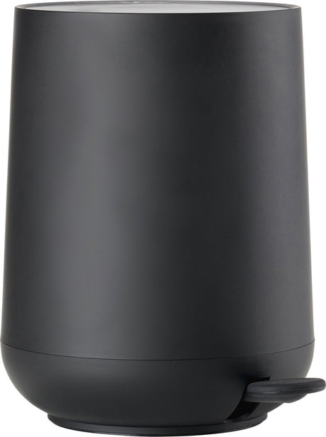 Zone Denmark Nova Treteimer – Abfalleimer Badezimmer Soft Close – Kleiner Abfalleimer – Toiletten-Badezimmer-Zubehör – Kunststoff – 3 Liter – 23,5 x 20,5 cm – Schwarz