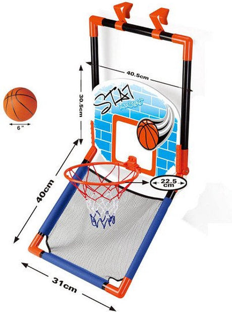 Basketball-Rückwand-Türhänger stehend