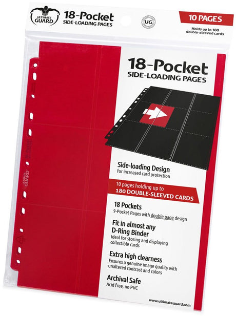 Ultimate Guard 18-Pocket-Seiten mit Seitenladefunktion (10) – hrsg
