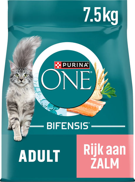 Purina One Adult – Katzenfutter – Lachs-Vollkorn – 7,5 kg