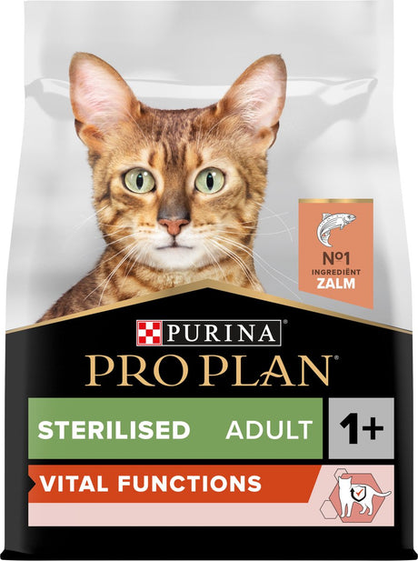 Pro Plan Sterilised Adult Vital Functions – Trockenfutter für Katzen – Lachs – 1,5 kg
