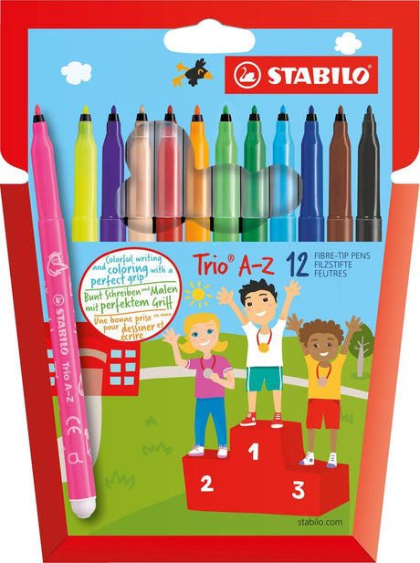 Stabilo Trio a-z – Filzstift – Set à 12 Stück