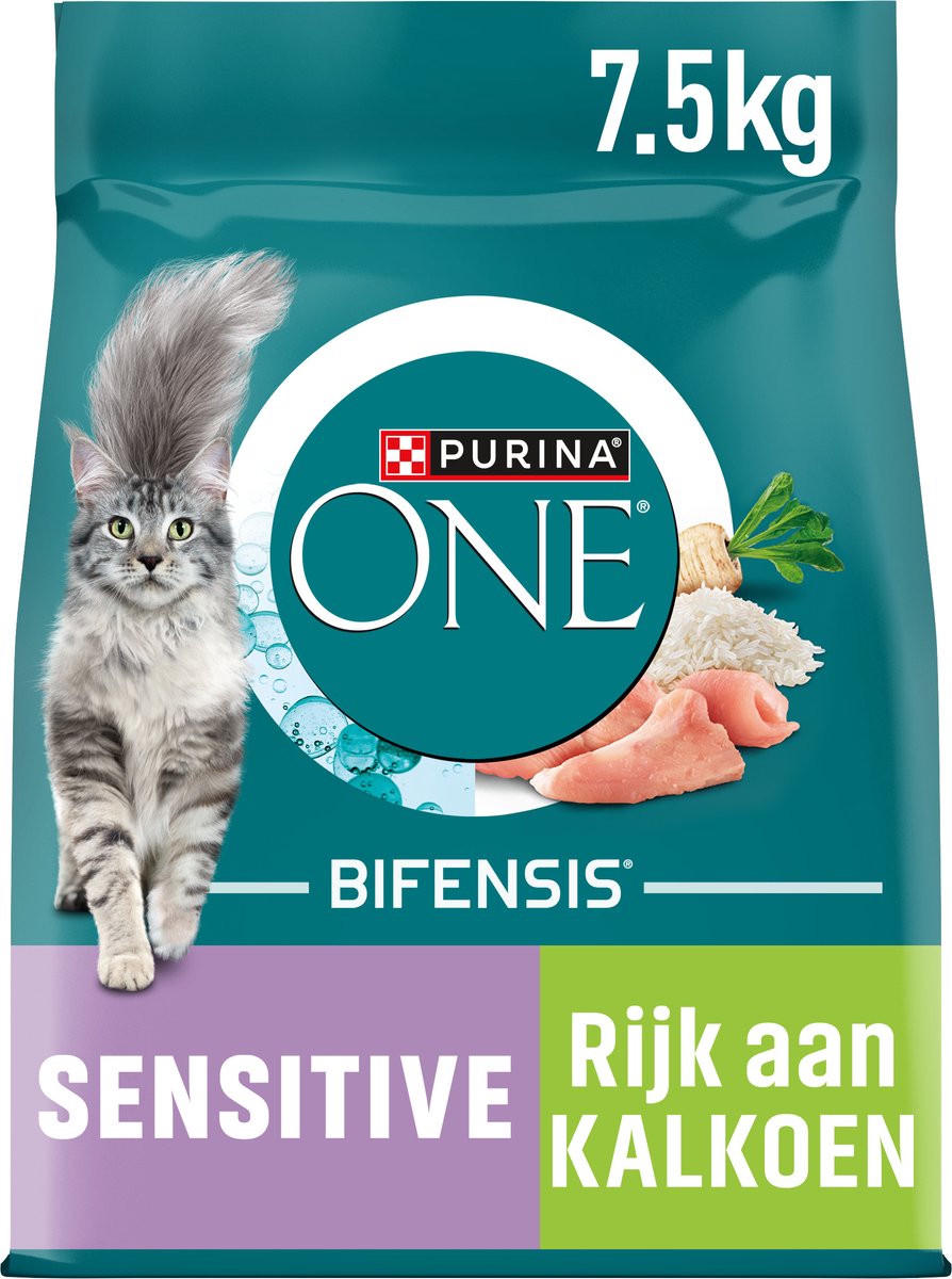 Purina One Adult Sensitive - Katzenfutter - Truthahn - 7,5 kg