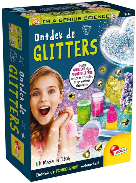 Lisciani, ich bin ein Genie der Taschenwissenschaft – entdecke den Glitzer