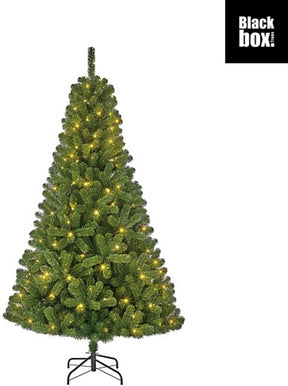 Black box charlton x-mas tree led green 400l tips 989 - h230xd135cm