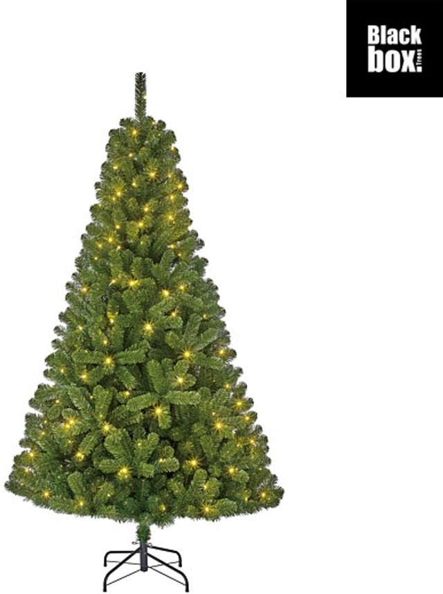Black box charlton x-mas tree led green 400l tips 989 - h230xd135cm