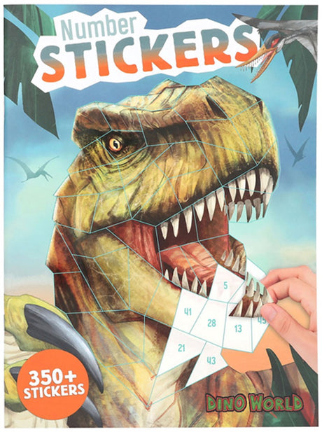 Depesche – Dino World Number Sticker Stickerbuch