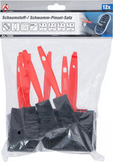 BGS Technic Bürsten-Set, Schaumstoff-Schwammbürsten. Schaumstoffbürsten-Set bgs