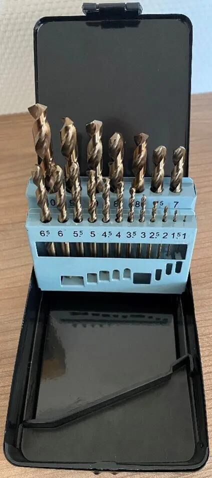 Pro Spiralbohrer-Set Bohrer-Set HSCO-Cobalt Fiset 1,0–10,0