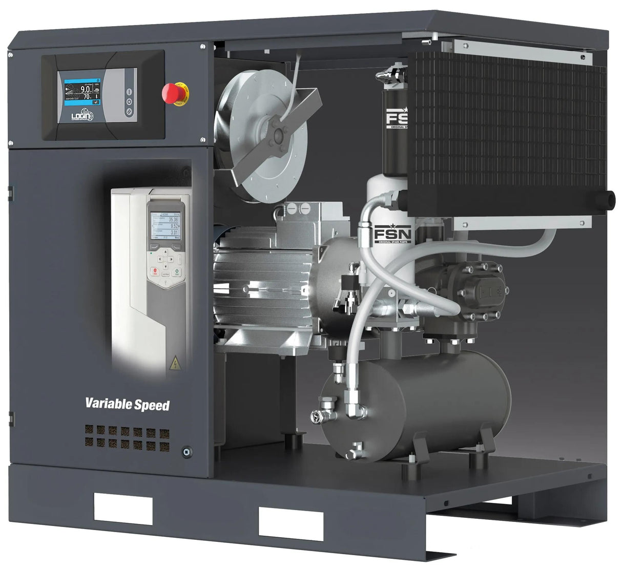 Flugzeugkompressor a-k-max 7,5-10-270 k vs (ie3). Kompressor a-k-max 7,5-10-270k vs