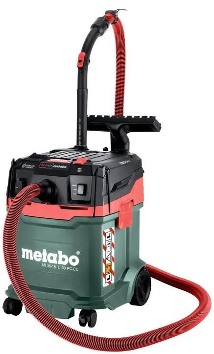 Metabo Nass-Trockensauger Asche 36-18 l 30 Stk.-cc. Akku-Staubsauger mir als 36-18 l30 PC-cc