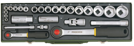Proxxon Steckschlüsselsatz Steckschlüsselsatz 1 2 +1 4 (27-tlg.)