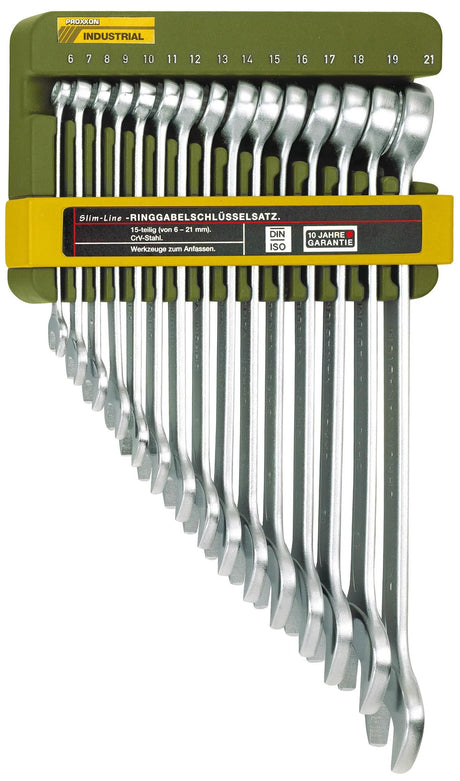 Proxxon Ringmaulschlüsselsatz Slimline Ringmaulschlüsselsatz 15-teilig