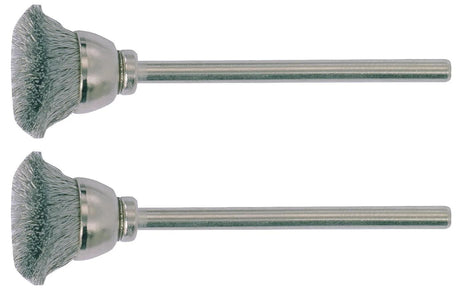 Proxxon Bürstenbürsten m.Schaft 2St d=13mm rostfrei