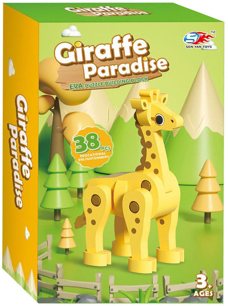 Schaumstoffbausatz 3D-Giraffe