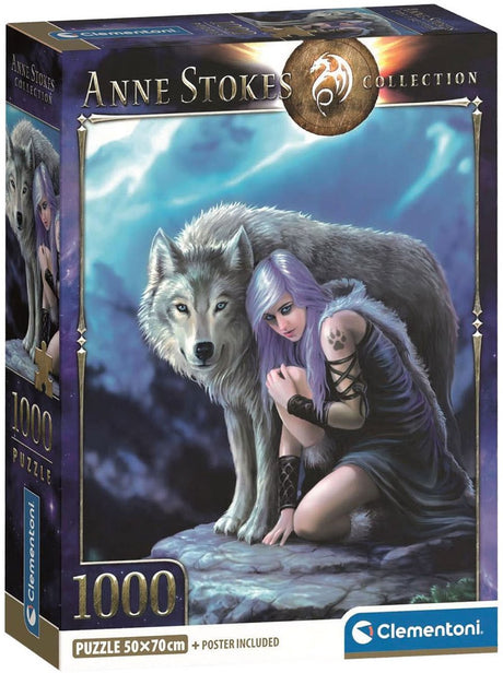 Clementoni Puzzle Anne Stokes Beschützer - 1000 Teile.