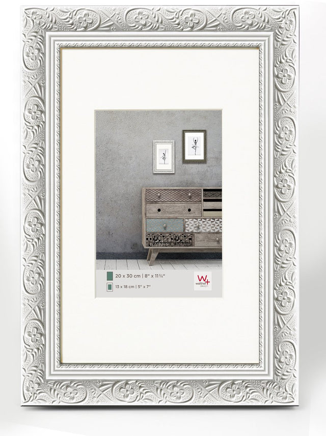 Walther barock - houten lijst - fotoformaat 20x30 cm - wit