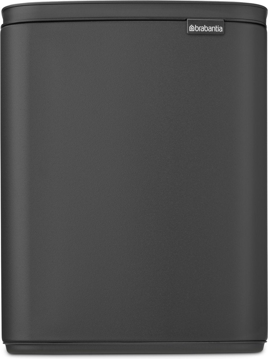 Brabantia Bo Abfallbehälter – 12 Liter – Mineral Infinite Grey