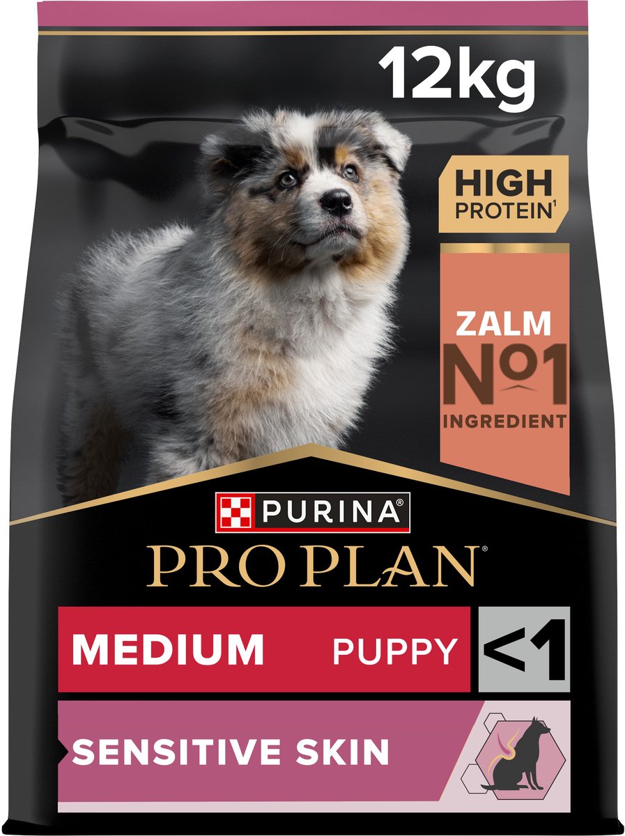 Pro Plan Purina® ® Sensitive Skin Medium Welpen – Hundefutter – Lachs – 12 kg