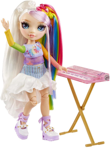 Regenbogen-High-Fashion-Puppe – Amaya
