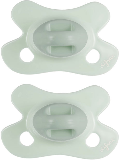 Difrax Schnuller Dental - Neugeborene - Hellgrün - 2 Stück