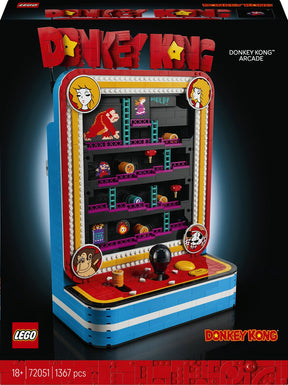 Lego donkey kong-arcadekast bouwpakket voor volwassenen en woondecoratie 72051