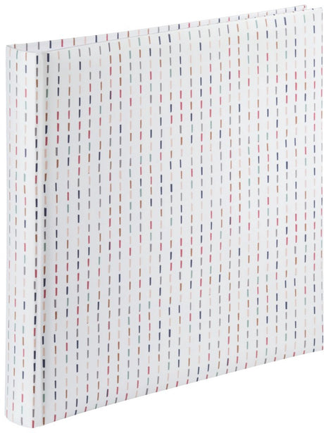Hama Album XL Grafik, 30x30 cm, 80 weiße Seiten, Streifen