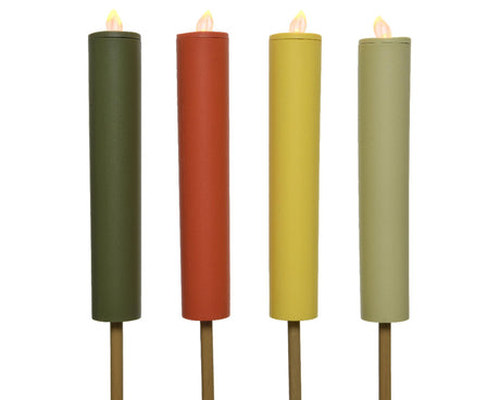 Lumineo Solar-Taschenlampe aus Kunststoff, Durchmesser 4–h90 cm, erhältlich in 4 verschiedenen Farben