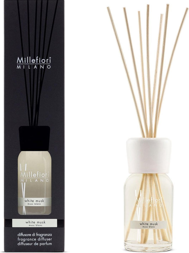 Millefiori milano geurstokjes 100 ml - white musk