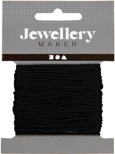 Creativ Company Macrame Cord Black, 10m