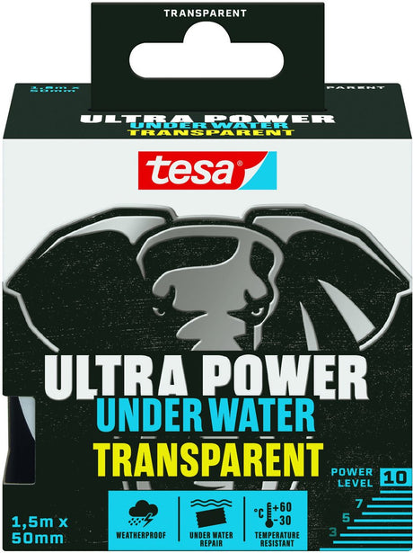 Tesa Reparaturband Ultra Power Unterwasser transparent 50mmx1 | 5m